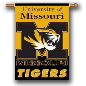 NIB Missouri Tigers MIZZOU MU Banner Flag & Pole Sleeve:  