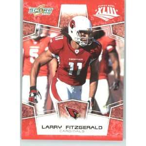 Score Limited Edition Super Bowl XLIII # 3 Larry Fitzgerald   Arizona 