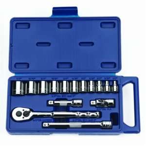   15 Piece 3/8 Inch Drive Socket and Drive Tool Set: Home Improvement