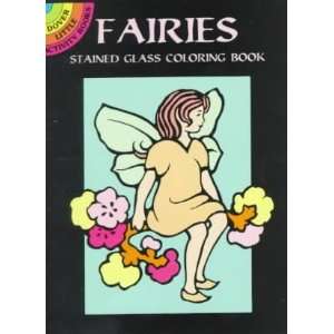  Glass Coloring Book[ FAIRIES STAINED GLASS COLORING BOOK ] by Ross 