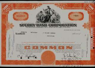 SPERRY RAND CORPORATION ( now UNISYS) issued to Roland Harper  