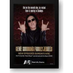  KISS   Gene Simmons Family Jewels   style D 15x21 Framed 