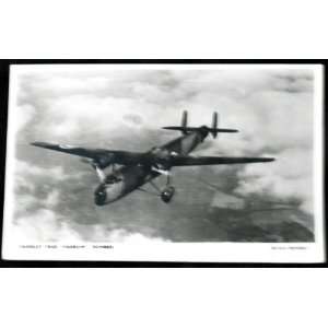  Handley Page Harrow Bomber Postcard 