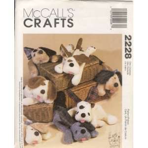 McCalls Crafts Sewing Pattern 2228   Use to Make   Stuffed 21 Long 