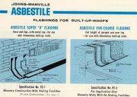 Johns Manville Asbestos Asbestile Roofing Felt Catalog  