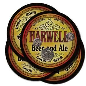  HARWELL Family Name Brand Beer & Ale Coasters Everything 