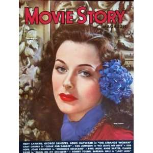  HEDY LAMARR Movie Story Magazine August 1946 Movie Story Books