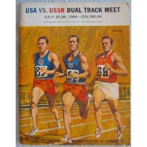  USA VS. USSR Dual Track Meet 1964 Los Angeles Times 