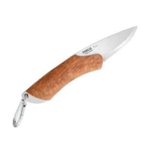  Helle Knives 190 Fire Fixed Blade Knife with Curly Birch 