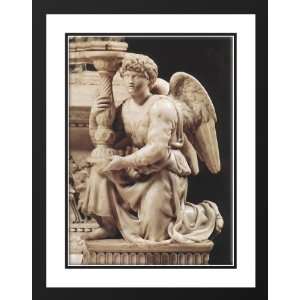  Michelangelo 28x36 Framed and Double Matted Angel with 