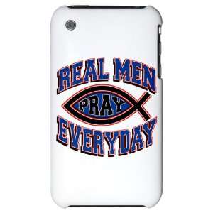  iPhone 3G Hard Case Real Men Pray Every Day Everything 