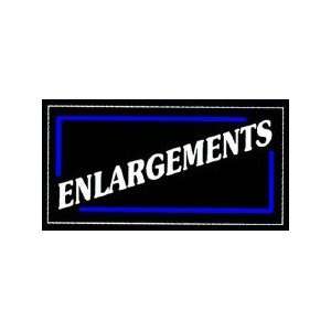  Enlargements Backlit Sign 20 x 36