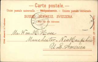 SWITZERLAND Rigi Kulm Schreibers Hotel c1910 Postcard  