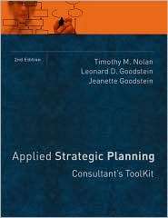 Applied Strategic Planning Consultants Toolkit, (0787988510 