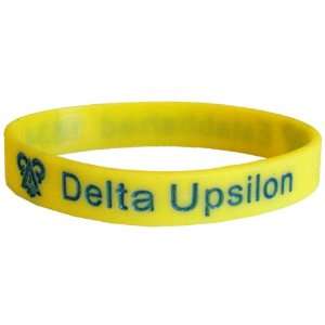  Delta Upsilon Silicone Wristband   Two Pack Everything 