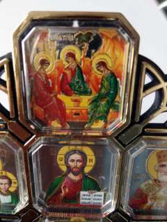   ICONOSTASIS Holy Mary Trinity Jesus Guardian Angel Nicholas Icons