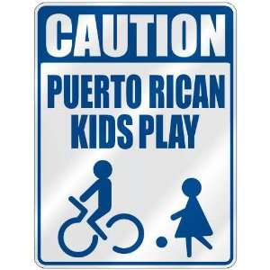   PUERTO RICAN KIDS PLAY  PARKING SIGN PUERTO RICO