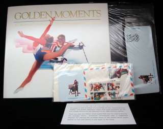 1984 OLYMPIC Stamps US Post Office Golden Moments Book  
