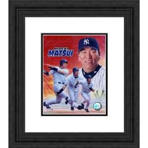  Framed Hideki Matsui New York Yankees Photograph Sports 