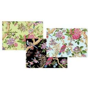  Caspari Cards Le Jardin Chinois Box of Six Note Cards 