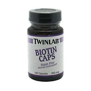  TwinLab/Biotin/100 capsules: Health & Personal Care