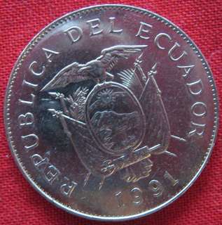 1991 ECUADOR 50 SUCRES SELLING LIFETIME COIN COLLECTION  