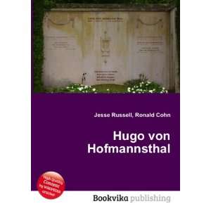  Hugo von Hofmannsthal Ronald Cohn Jesse Russell Books