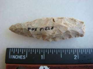 Arrowhead Fox Field Kentucky Found Authentic Artifact  