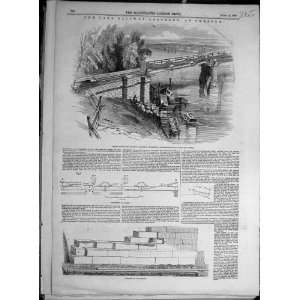  1847 Railway Accident Chester Dee Bridge Girder Parapet 