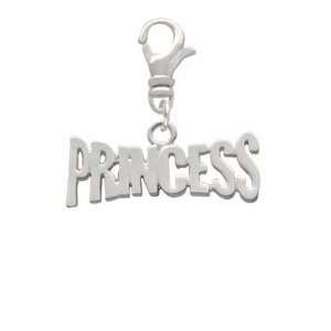  Silver Princess Clip On Charm Arts, Crafts & Sewing