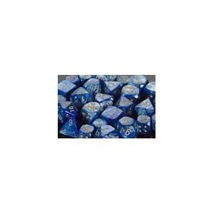  Chessex Dice: Polyhedral 7 Die Lustrous Dice Set   Blue w 
