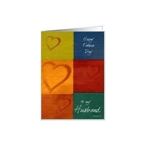  Patchwork Hearts Husbands Fathers Day Card: Health 