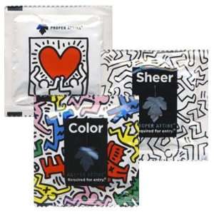  Proper Attire Keith Haring Condoms 12 Pack: Health 
