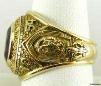 St. Louis University 1954 Doctor CLASS RING   10k Yellow Gold Mens 