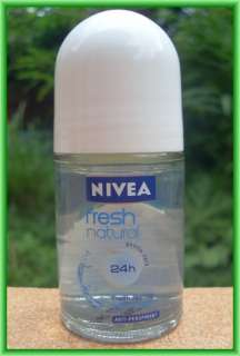 New NIVEA Fresh Natural Roll on Gentle Care 24 hr ANTI  PERSPIRANT 