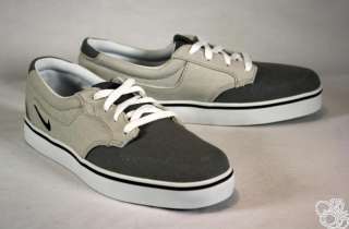   Canvas Cool Grey / Black / White Men Skate Shoes New Sneakers  