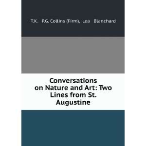   on Nature and Art Lea & Blanchard T.K. & P.G. Collins (Firm) Books