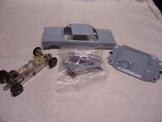   MONACO BLUE HARDTOP MPC SLOT CAR PACKAGE W/RUNNING CHASSIS  