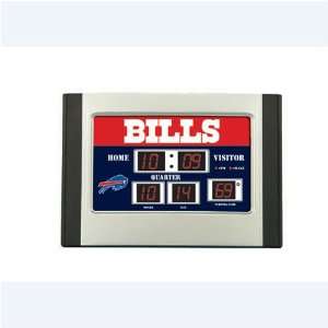 Buffalo Bills NFL Scoreboard Desk Clock (6.5x9):  Sports 