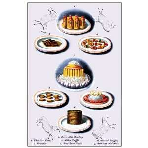  Cakes and Pudding by unknown. Size 17.75 X 26.50 Art 