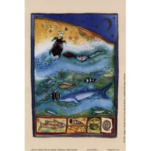 Ocean Life II (Moon)   Poster by Man Ray (4x6)