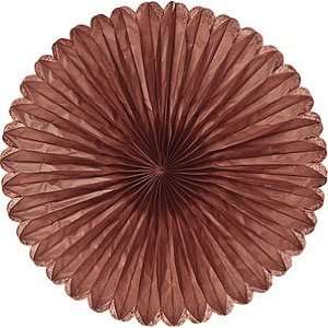  Chocolate Brown 14 Inch Honeycomb Paper Flower