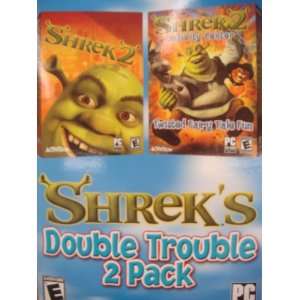  PC Game Shrek Double Trouble 2 Game Pack {WIN 98/ME/2000 
