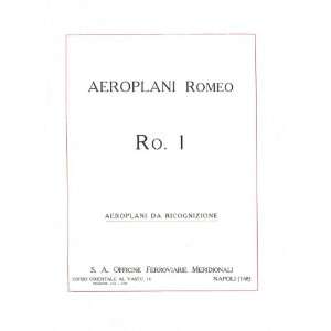    IMAN Romeo Ro.1 Aircraft Technical Manual   1929 iman Books