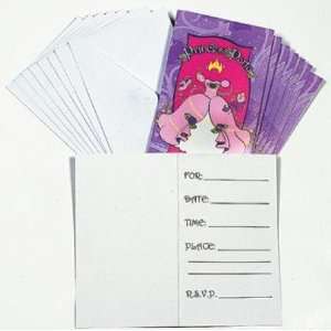    Princess Party Themed Party Invitations (8 PC): Toys & Games