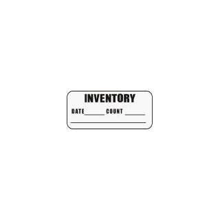 INVENTORY Date, Count, Inventory Label helps keep inventory in control 