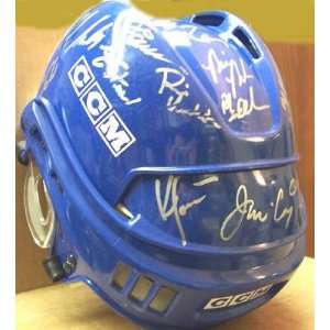  1980 Olympic Hockey Team Autographed Helmet: Sports 