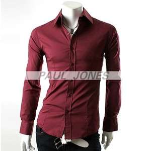 Business/Casual Stylish Fitted Shirt Tops Dress unique design menswear 