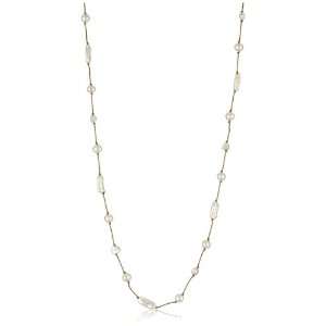 Wasabi by Jill Pearson Gohan White Stick Pearl Floating Necklace, 36 