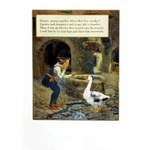  Goosey, Goosey Gander by Mother Goose Collection   38 x 26 
